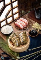 Shanghai Zhujiajiao Apo Zong pure hand-made big meat dumplings Fengjing zongzi 5 Pack 250g * 5