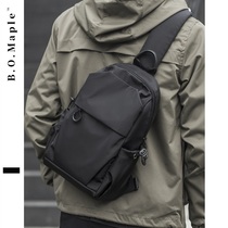 BOMaple mens chest bag 2021 New Fashion shoulder bag trendy brand shoulder bag waterproof ipad satchel backpack