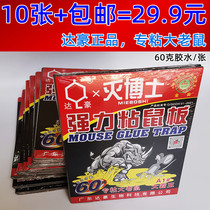 Dachau A1 big bully powerful sticky rat board to step up thickened mucus glue household mousetrap to drive a nest 10 sheets