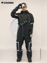 1920 Limited Mens Womens One Ski Suit Set 45K Waterproof French Ski Tide Cooperation