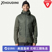 Houdini Moonwalk Jacket Man Mountaineering Sports Even Cap Light Thin Primaloft Warm Cotton Suit