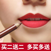 Nude lip liner Waterproof and long-lasting non-bleaching female hook line lip pencil Beginner drawing lip pencil Lipstick pen