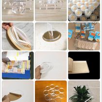 High transparent acrylic plate plexiglass plate black and white diffusion plate custom diy display plate processing laser zero cut