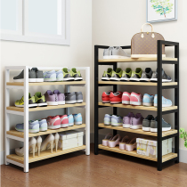 Shoe rack simple household space-saving shoe cabinet economical shoe rack dormitory women's shoe rack rack door small shoe rack