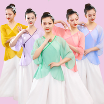 Classical Dance Body Rhyme Dresses Adult Female Flutter and Gongstyle Gongfu Spring Summer Chinese Dance National Dance Out of Costume
