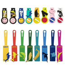 SEAPLAY Hammerhead Shark Big Winged Sperm Killer Whale Cartoon theme creative luggage tag cute anti-loss easy to identify