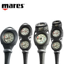 Mares MISSION diving pressure gauge residual pressure depth finger North needle single meter double meter