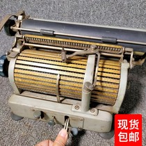 Around 1950 Japanese antique vintage Toshiba mechanical Japanese typewriter vintage roller movable type printer