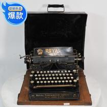 1910s Western antique Royal Standard No5 old mechanical English typewriter failure