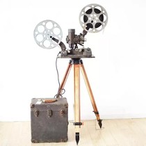 8 Article American antiques Bell Bell Howell 16mm 16mm film scanner projector with a wooden leg
