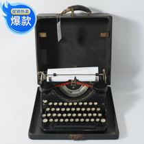 Western Antiques 1920 Underwood Underwood Mechanical English Typewriter 8 Pingjing Purple Same Function OK