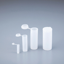 Special price Japan Azovon press cap sample bottle (PE) 10 bags white transparent sample bottle