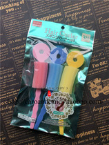 Japan Daichuang Daiso South Korea imported sponge curler Sleeping hair curler Lazy pear flower does not hurt hair small size