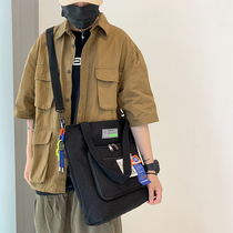 Skew satchel for mens boomer large capacity student sails bunnies day train commuter class casual single shoulder bag womens handbag