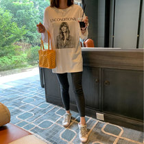 Pregnant Woman Spring Clothing Fashion style Long Sleeve Blouse Loose T-shirt Dress Net Red Ocean Air Spring Autumn Money for Pregnancy Women Dress