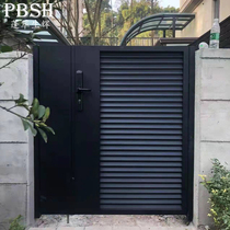 Chongqing Garden entrance door Courtyard Door Aluminum Alloy Garden Door Brief modern aluminum art gate Villa Mono open door