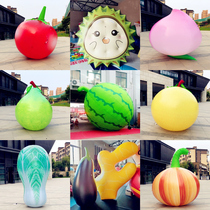 Inflatable watermelon model fruit Air model Apple Orange Banana melon fruit vegetable products display props customized