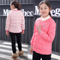 Winter large girls white duck down clothing 2020 new winter down jacket autumn and winter childrens light warm liner clearance