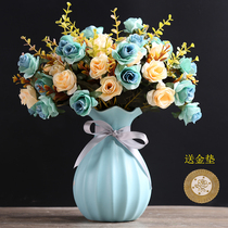 Hipster ceramic vase creative fashion simple modern living room table TV cabinet dry flower flower arrangement ornaments