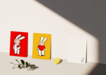 These are the love you gave me. A set of 7 cards around the exhibition.