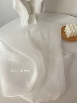 ins minimalist light and luxurious silk folds background cloth net red medecor beauty makeup decorations photo-photographic props