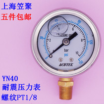 ACUTEK hydraulic hydraulic seismic shockproof seismic pressure gauge YN40 10BAR 1mpa PT1 8