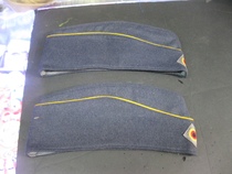 West German boat hat hairy blue gray sold 56 small collection