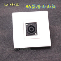 86 type concealed multimedia panel European plug panel seat speaker panel Audio 86 wall panel