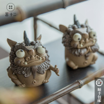 Twelve handmade tea pet Jingdezhen Zucai creative ornaments boutique can be opened birthday gifts cute