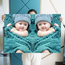 Prenatal Education hanging picture baby poster baby picture doll wall sticker photo photo expectant mother pregnant wall sticker twins