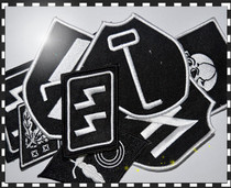 DIY Custom German Remembrance SS Honours Z word key 1st level Shooter arm Chapter cloth patch embroidered adhesive sticker