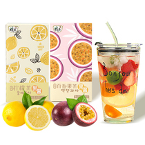 Huaseng honey grapefruit tea jam small bag milk tea shop raw passion fruit tea sauce portable independent small package