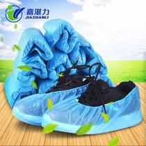 Disposable shoe cover indoor thickened wear-resistant plastic dustproof breathable non-woven shoe cover foot cover Waterproof non-slip household