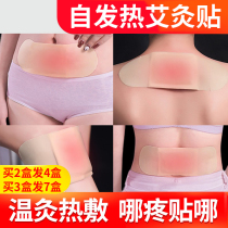 Wormwood warm paste moxibustion paste warm treasure self-heating warm waist patch warm Palace patch neck lumbar spine joint Hot application knee stick