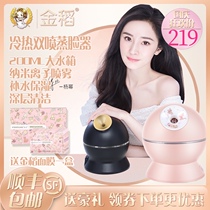 Golden rice steaming face meter hot and cold double spray steam face sprayer facial nano sprayer household beauty meter rehydration meter