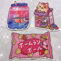 Puff cat cat litter mat Cat toilet cat litter basin to prevent cat litter splashing Shaped creative mat Pet placemat