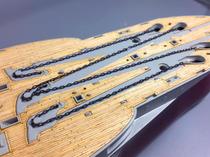 Sichuan-Chongqing CY20002 1:200 Arizona wooden deck with trumpeter 03701 containing old anchor chain