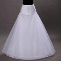 Single rim elastic corset A-line skirt skirt wedding dress performance with double-layer organza petticoat foreign trade quality