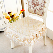 High-grade luxury European dining chair cushion set cushion cushion four seasons breathable stool cushion fabric home cushion table chair cushion