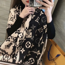 High-end European and American Korean version of female cloak Thickened Warm Office Air Conditioning Cashmere Shawl 100 Hitch Tourist Wool Scarves
