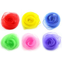 Color square scarves for young children baby early education kindergarten game Orff teaching aids music dance scarf