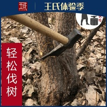 Winter logging axe tree cutting axe Overweight large axe wood chopping tree big axe Pick manganese alloy all-steel super hard does not roll and does not collapse