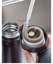 Japan imported thermos cup cover gap cleaning brush baby bottle nipple to stain small brush groove dust removal brush set