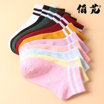 Socks Lady Short Socks Shallow Mouth Ship Socks Cotton Thin Cute Day Ensemble Spring Summer Autumn Individuality 100 Hitch Teen Hearts Wins