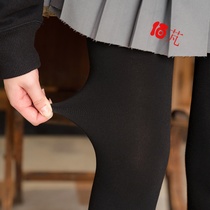 Even pantyhose female autumn winter pure cotton beating bottom sock autumn winter autumn pants inside and outside wearing a slim and beautiful leg anti-seduces warm socks female