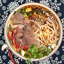 Jiaxian noodles Heluo noodles branded noodles Dongpo noodles Henan pasta specialties spicy mutton noodles halal fast food