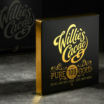 Britain Imports High-end Weili willie's cacao Alcohol Pure Dark Chocolate Milk Matcha Snacks