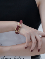 P home big brand first layer cowhide couple bracelet star same Chinese Tanabata limited fashionable texture bracelet