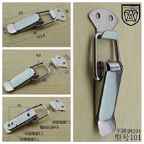 Anwang stainless steel 201 box buckle box buckle duck bill spring buckle wooden box lock buckle wooden box buckle wooden box buckle 101