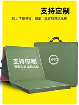 High jump folding mat green I want to buy Primary School students high jump flip sea cotton rock climbing skills sports leather